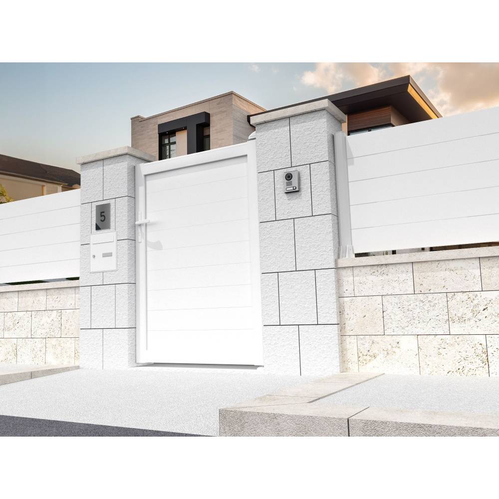 Portillon panneau plein SPASIE 1000x1564mm (Blanc) - Alia Productions