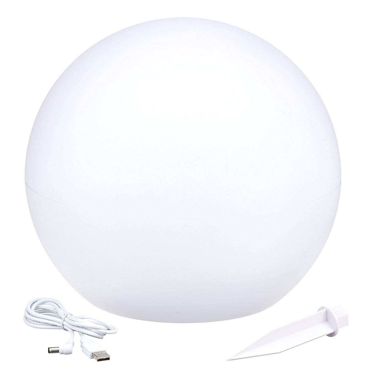 Lumisky - Boule lumineuse solaire multicolore SOLSTY D30cm - Imagen 1