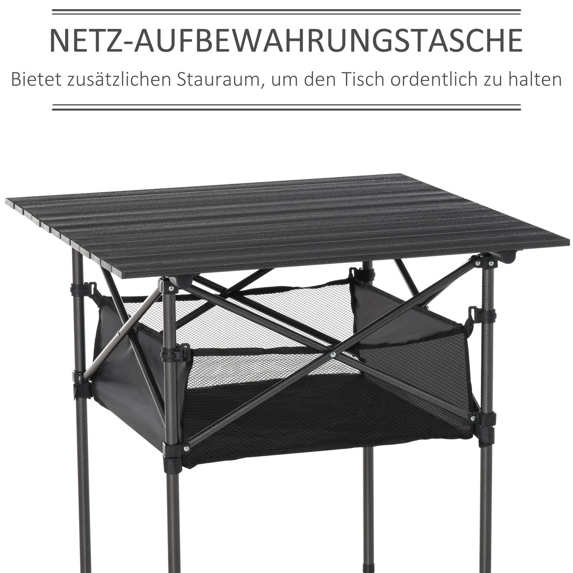 PANGIVO - Table de camping pliante aluminium noir 70 x 70 x 69 cm - PANGIVO - Image 6