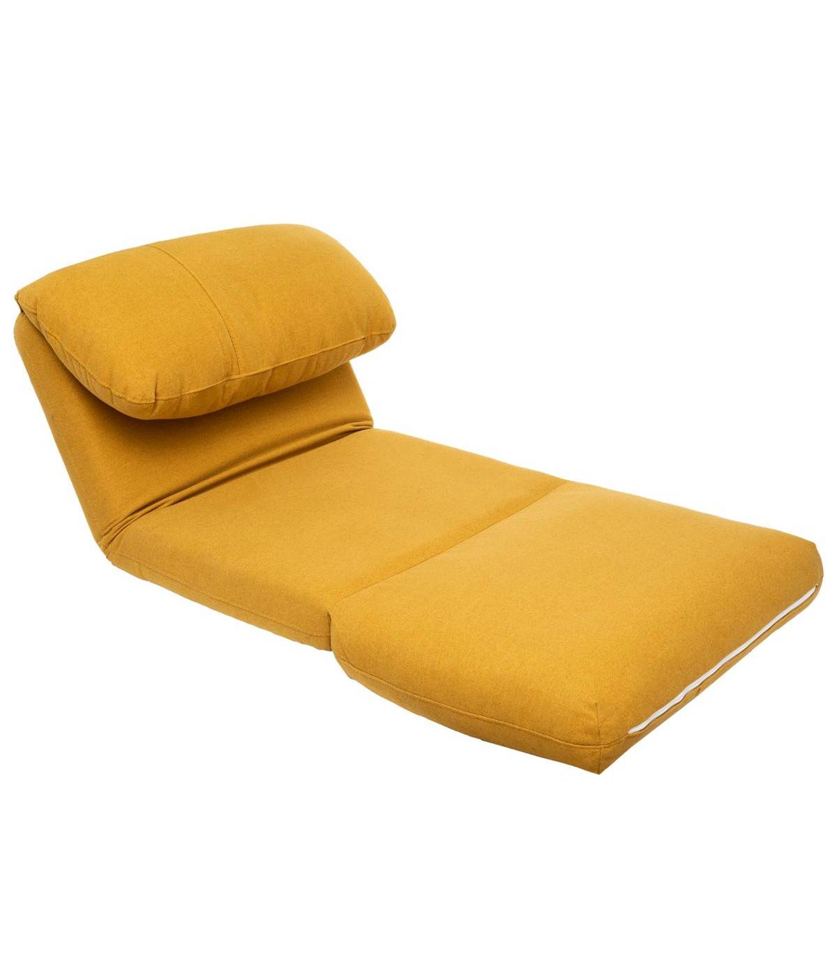Atmosphera - Chauffeuse multi-position 1 Place tissu Jaune Moutarde - Imagen 6