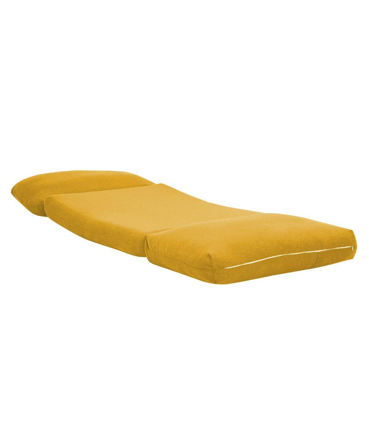 Atmosphera - Chauffeuse multi-position 1 Place tissu Jaune Moutarde - Imagen 7