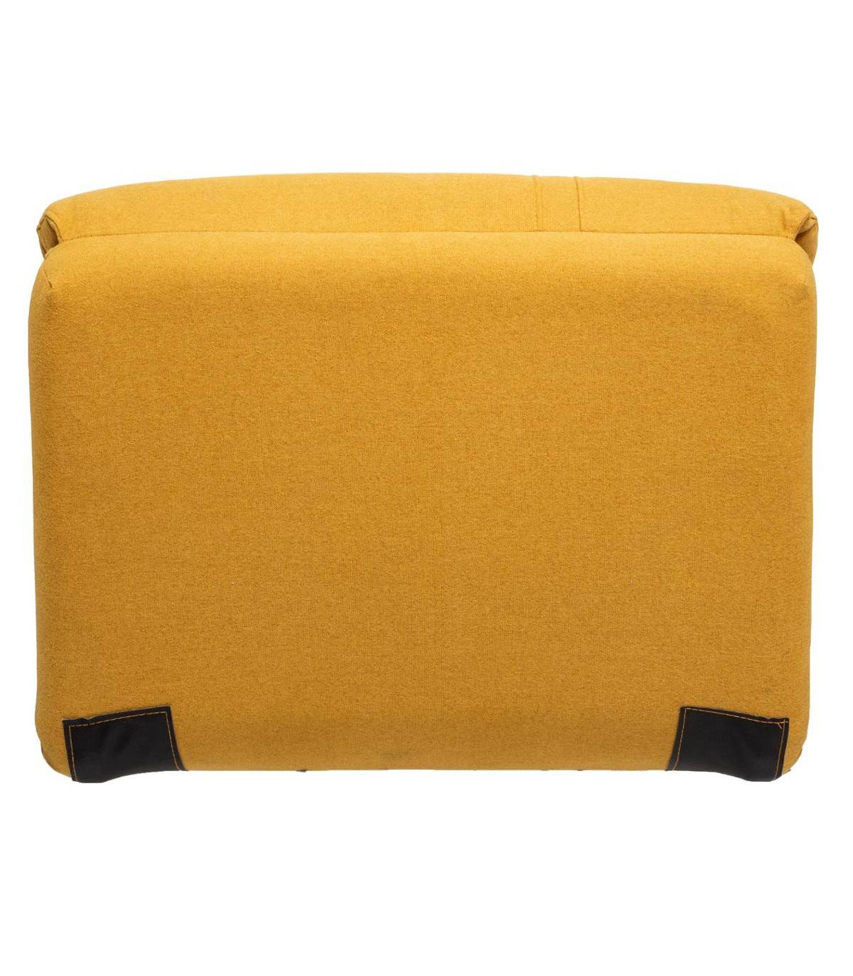Atmosphera - Chauffeuse multi-position 1 Place tissu Jaune Moutarde - Imagen 5