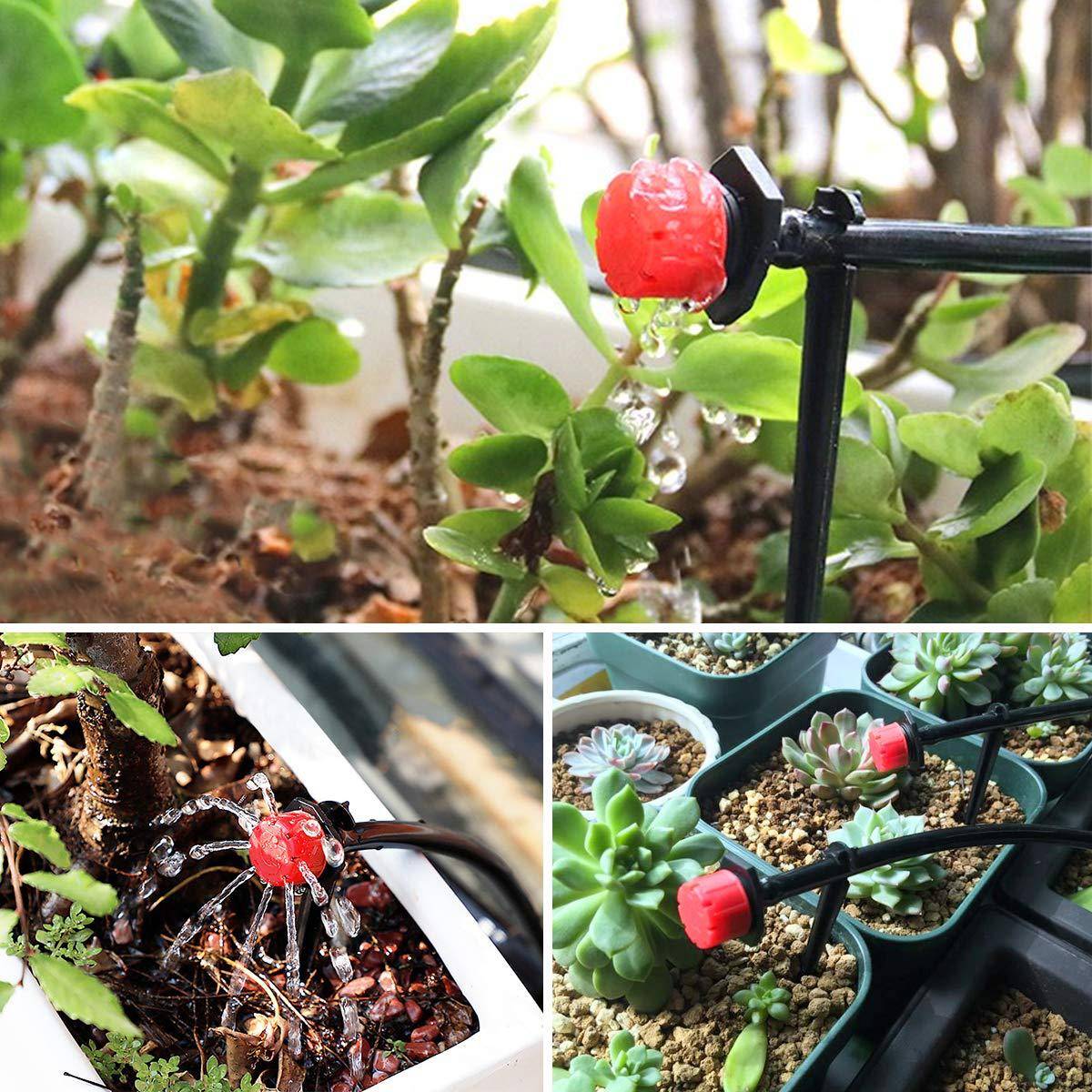 Arrosage automatique，Kit de 100 Goutteurs d'Irrigation Réglables - Buses de Micro-Drip pour Système d'Irrigation Goutte à Goutte-Lytech - Image 8