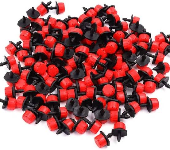 Arrosage automatique,Kit de 100 Goutteurs d'Irrigation Réglables - Buses de Micro-Drip pour Système d'Irrigation Goutte à Goutte-Lytech - Image 1