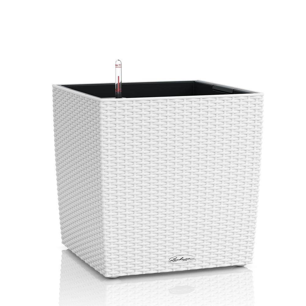 Lechuza - Cube Cottage 40 - kit complet, blanc 40 cm Lechuza - Imagen 1