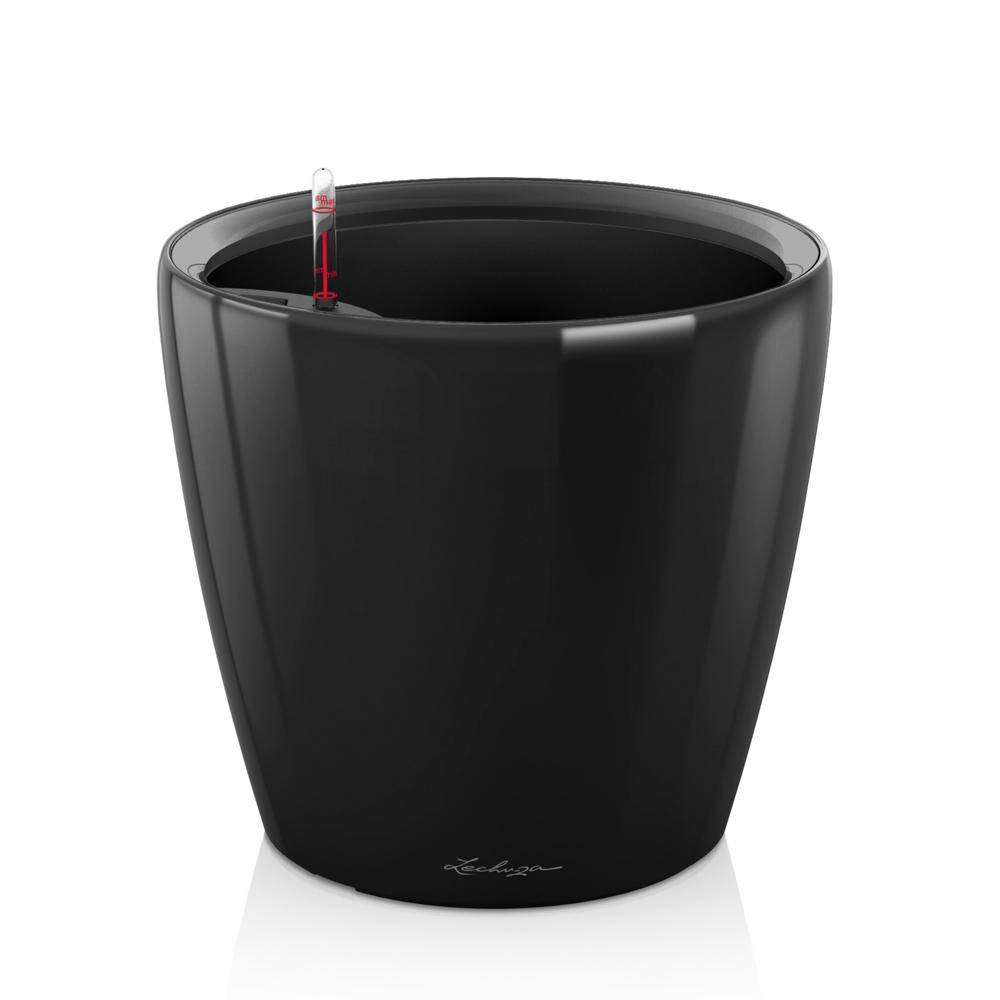 Lechuza - Classico Premium LS 35 - kit complet, noir brillant Ø 35 X 33 Lechuza - Imagen 1