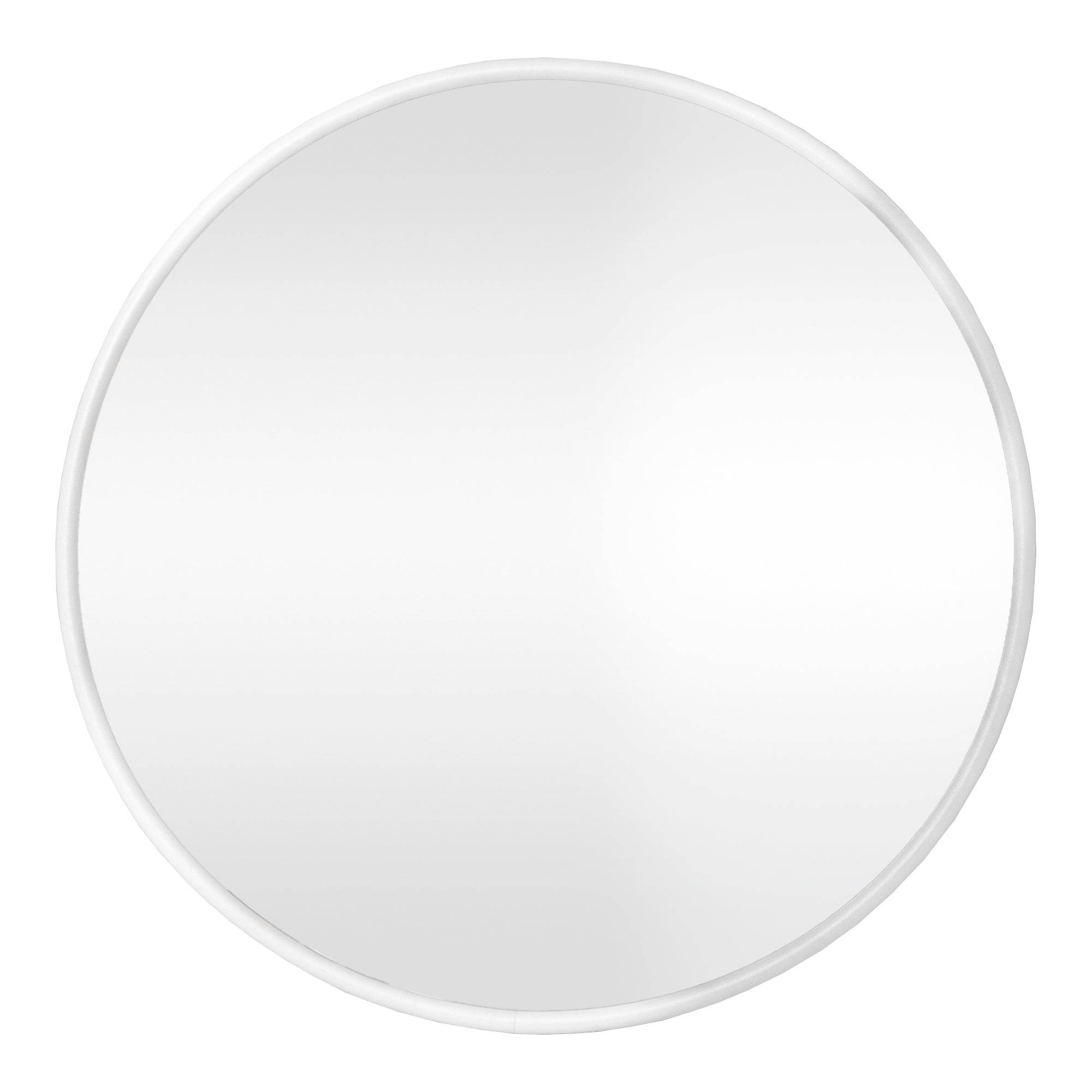 Helloshop26 - Miroir mural rond 60 cm blanc mat - Imagen 2