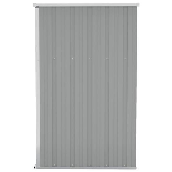 Vidaxl - Remise de jardin murale Gris 118x100x178 cm Métal galvanisé vidaXL 316218 - Image 5