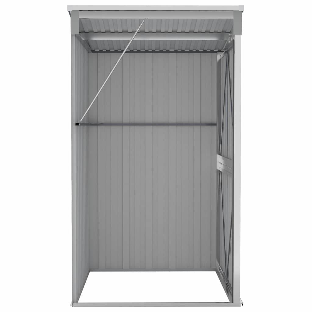 Vidaxl - Remise de jardin murale Gris 118x100x178 cm Métal galvanisé vidaXL 316218 - Image 6