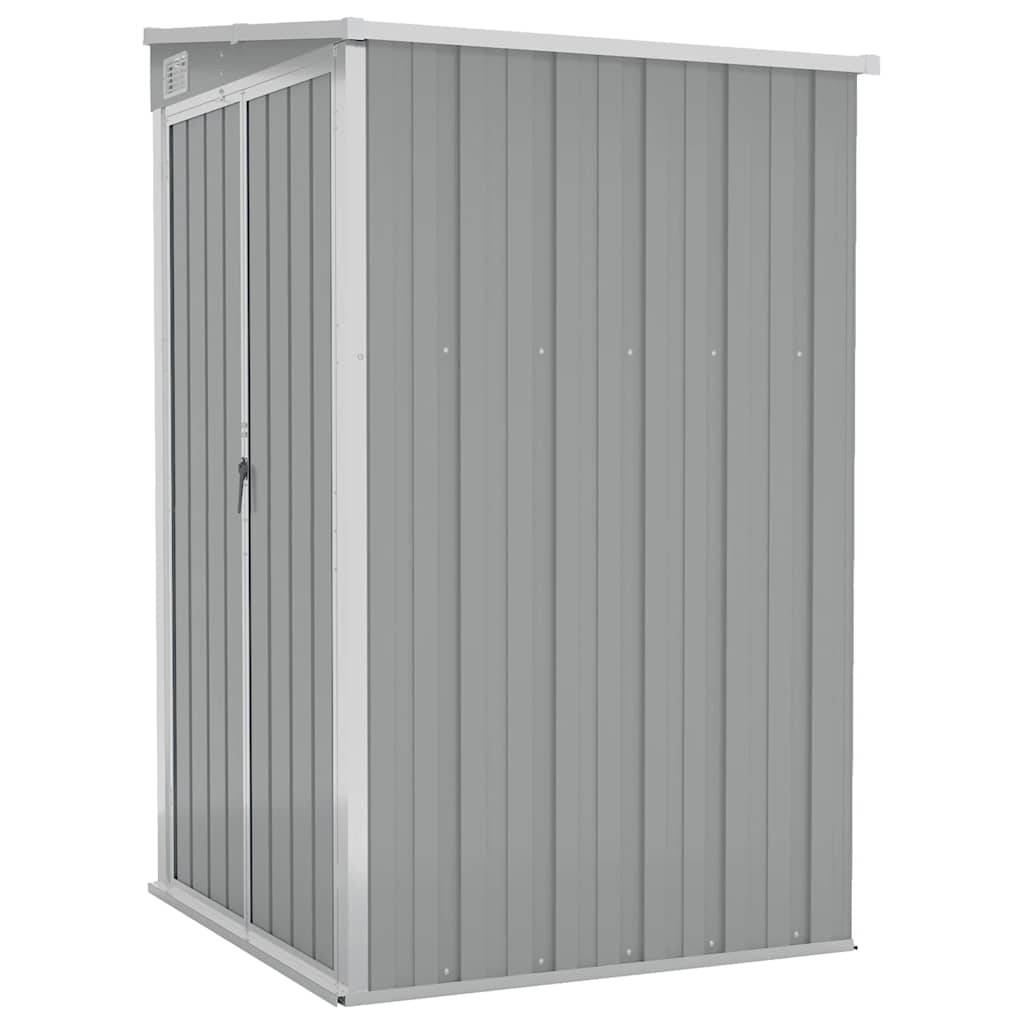 Vidaxl - Remise de jardin murale Gris 118x100x178 cm Métal galvanisé vidaXL 316218 - Image 2