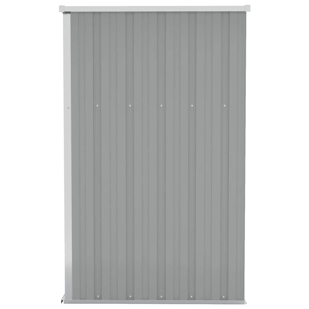 Vidaxl - Remise de jardin murale Gris 118x100x178 cm Métal galvanisé vidaXL 316218 - Image 5