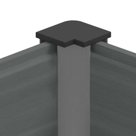 ComfortXL - Bac potager jardin WPC aluminium extérieur plantes fleurs 150x36cm gris - ComfortXL Outdoor Living - Image 6