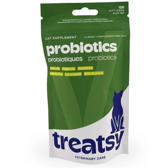 Complément Alimentaire - Probiotiques & Digestion pour chat - Contre diarrhée, constipation, boules de poils - Pré- & probiotiques, psyllium - Treatsy - Image 9