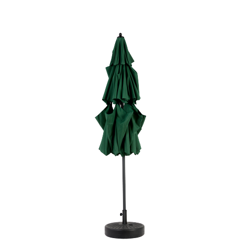 ComfortXL - Parasol Droit 3 Niveaux Acier Jardin Inclinable Manivelle Ø294cm Vert - ComfortXL Outdoor Living - Image 7