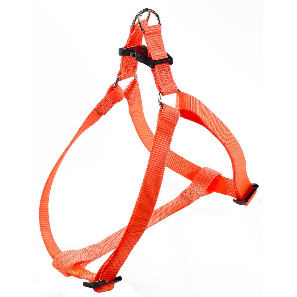 Ferplast - Ferplast Harnais Chien taille moyenne EASY M, Harnais pour chien réglable, facile à porter, 45-63 cm. Orange - Imagen 1