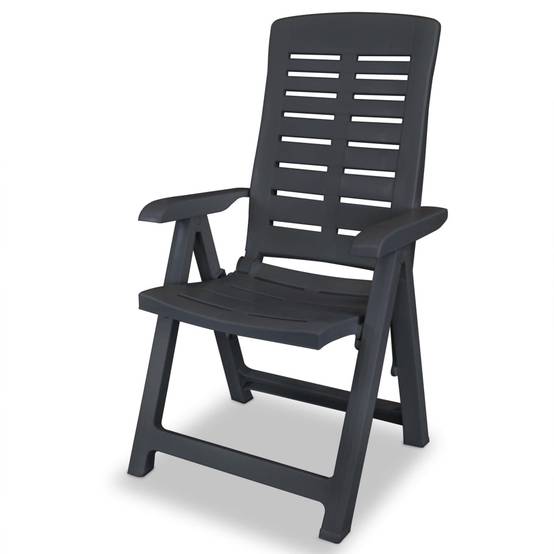 ComfortXL - Salon de Jardin 2 Places Plastique Pliable et Inclinable pour Extérieur Anthracite – ComfortXL Outdoor Living - Image 6