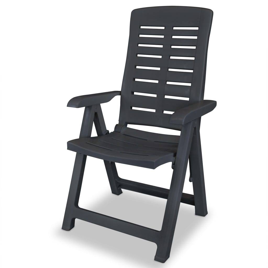 ComfortXL - Salon de Jardin 2 Places Plastique Pliable et Inclinable pour Extérieur Anthracite – ComfortXL Outdoor Living - Image 6