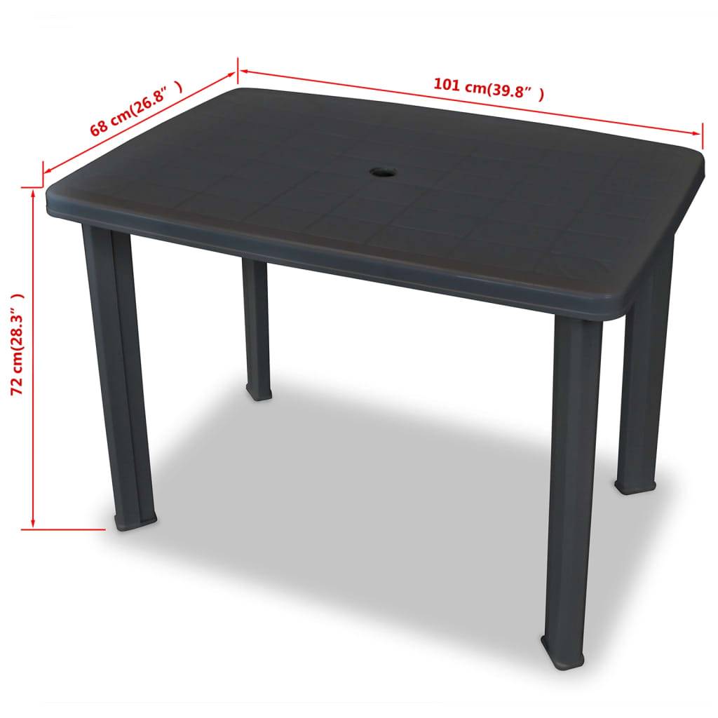 ComfortXL - Salon de Jardin 2 Places Plastique Pliable et Inclinable pour Extérieur Anthracite – ComfortXL Outdoor Living - Image 3