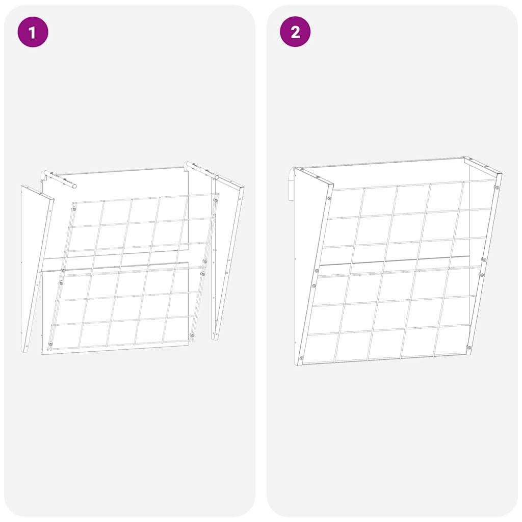 ComfortXL - Distributeur Foin Galvanisé 5kg Résistant Rouille Argent - ComfortXL Outdoor Living - Image 6