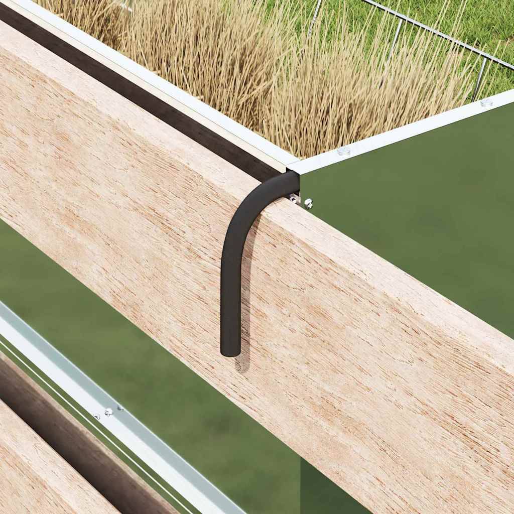 ComfortXL - Distributeur Foin Galvanisé 5kg Résistant Rouille Argent - ComfortXL Outdoor Living - Image 4