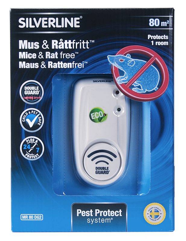 Silverline Sweden - Répulsif pour rongeurs MR 80 DG2 80m2 Silverline Sweden - Imagen 3