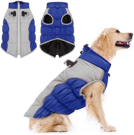 Manteau chaud pour chien d'hiver avec anneau en D pratique - Lytech - Image 2
