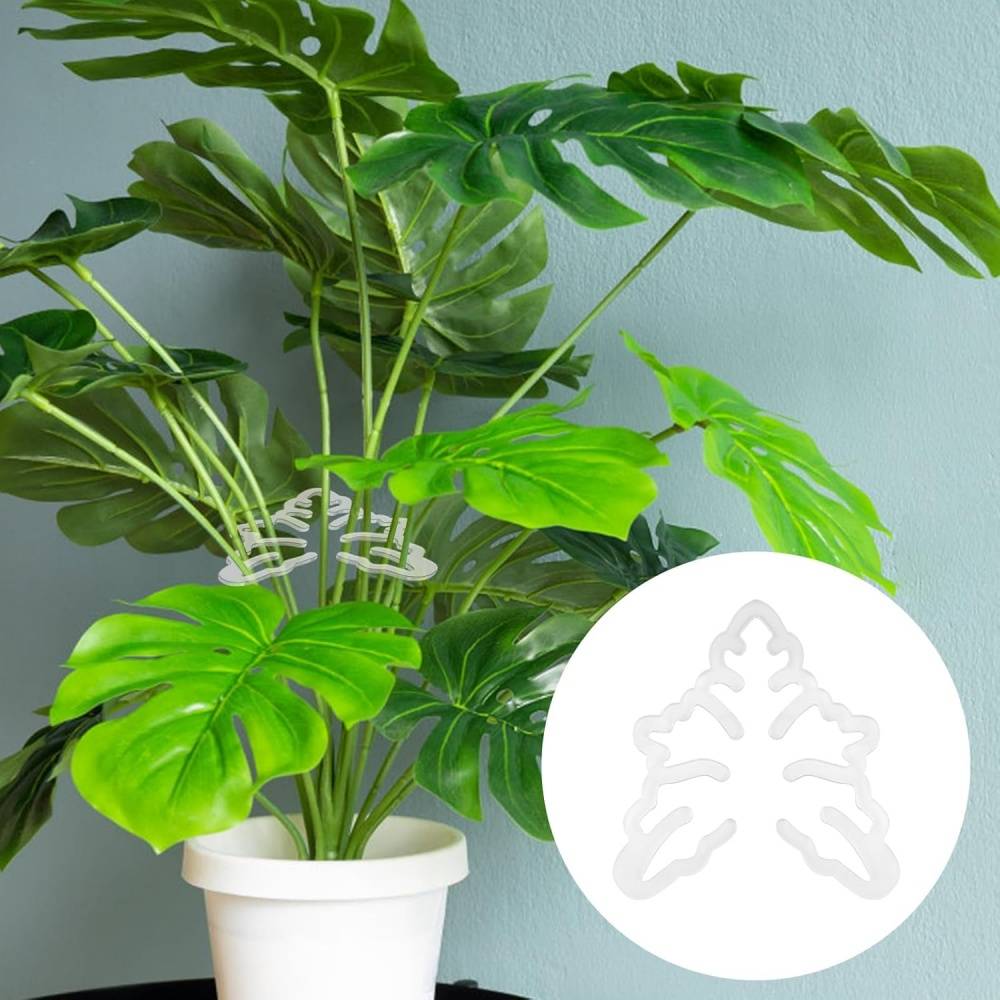 0 - Support plante acrylique forme Monstera - 15x14cm - Intérieur/extérieur - Image 7