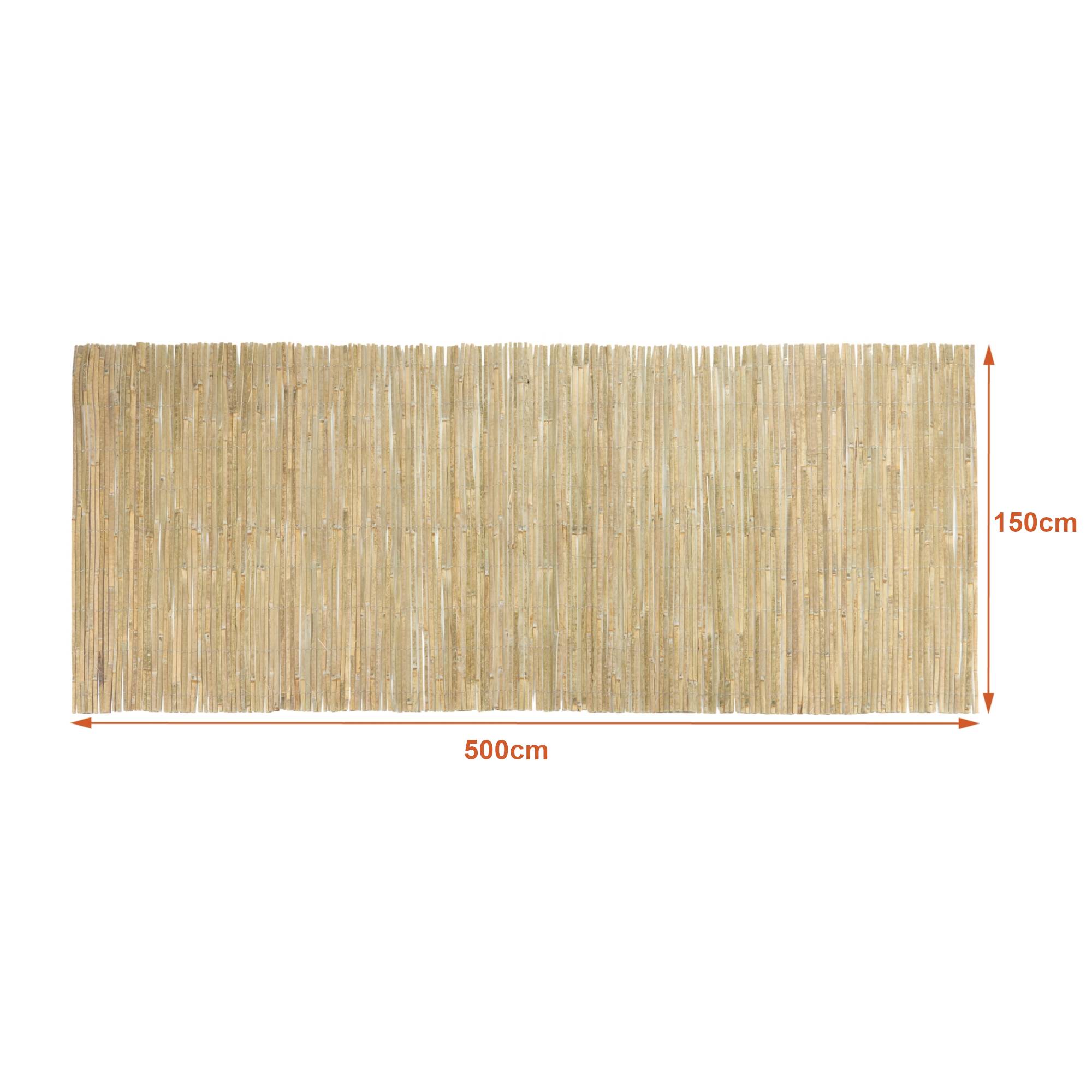 Casa.Pro - Canisse en bambou Baarle 150 x 500 cm naturel casa.pro - Image 3