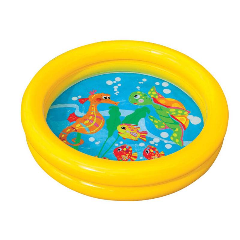 Piscina infantil amarilla 61 cm de diámetro Intex