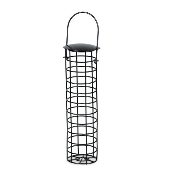 Mangeoire à boules Mésanges noir Daisy, hauteur 32 cm pour oiseaux - Image 1