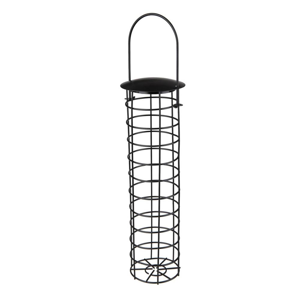 Mangeoire à boules Mésanges noir Daisy, hauteur 32 cm pour oiseaux - Imagen 3