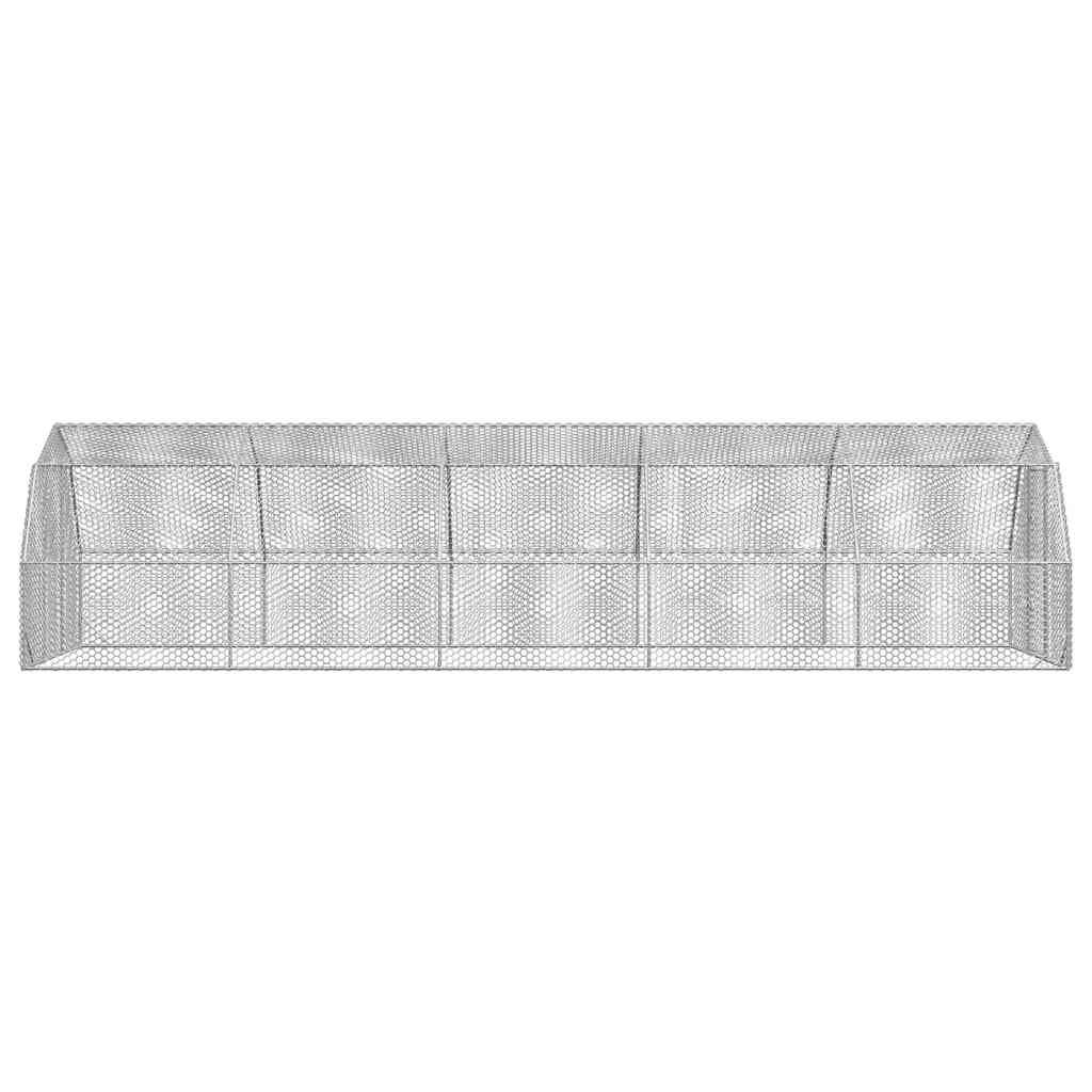 Poulailler acier argent  2,5 x 10 x 2,25 m  - Prolenta premium p3368.2 - Image 4