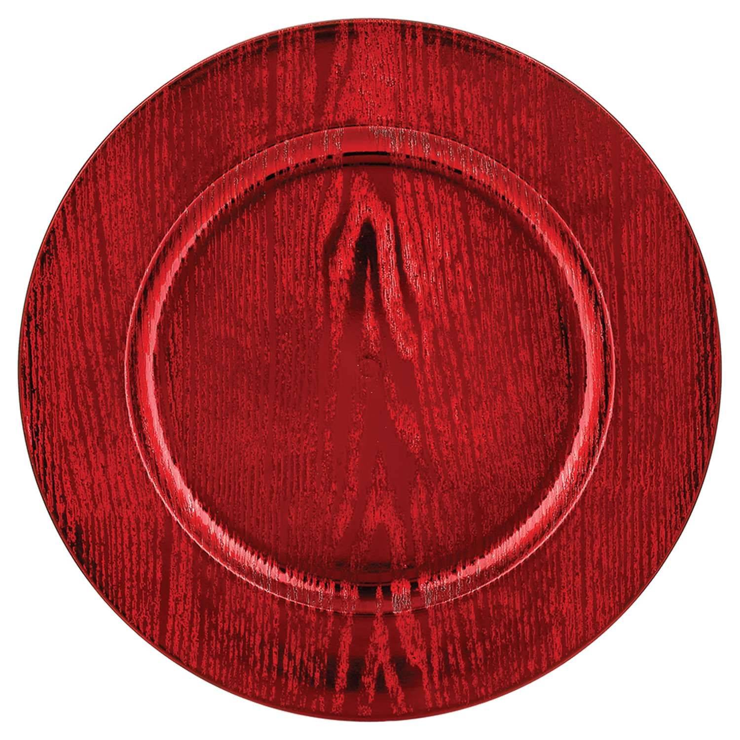 Sans Marque - Lot de 12 dessous d'assiette effet bois - Toilinux - Imagen 1