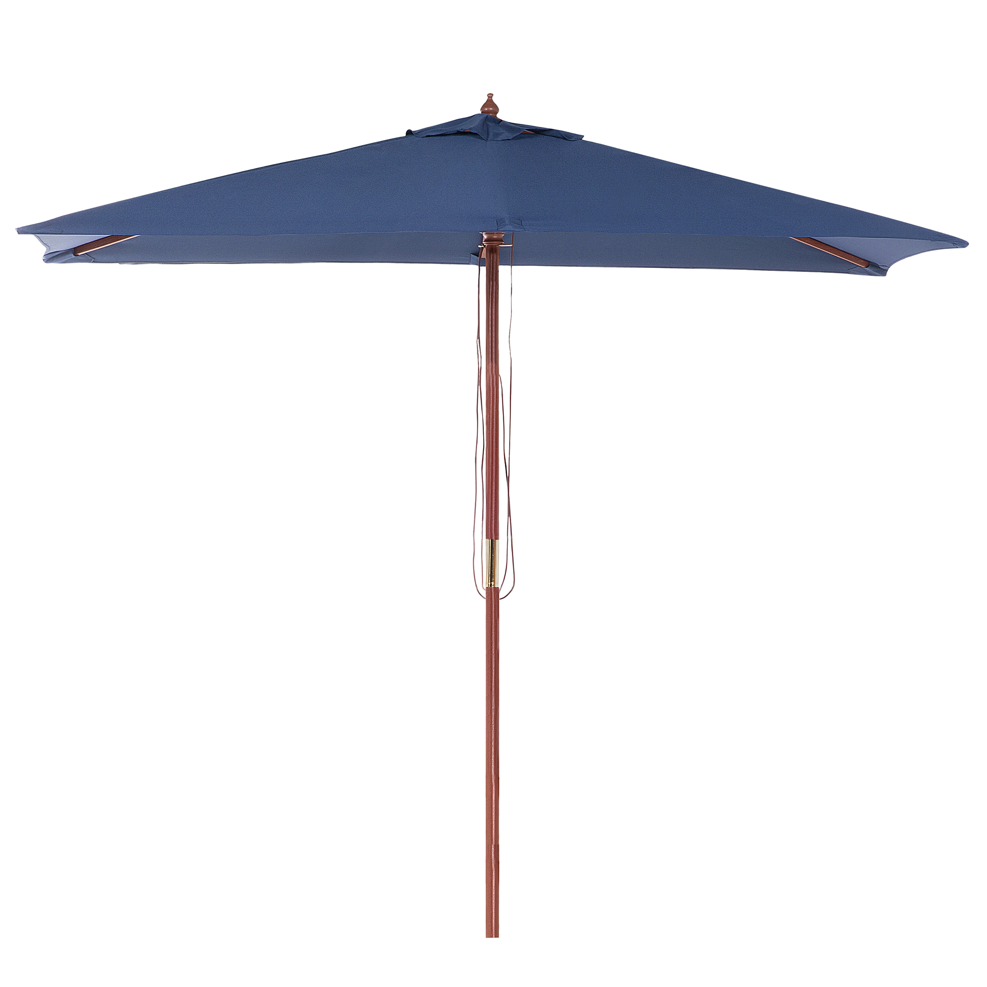 Beliani - Parasol droit Tissu Bleu marine FLAMENCO - Beliani - Imagen 2