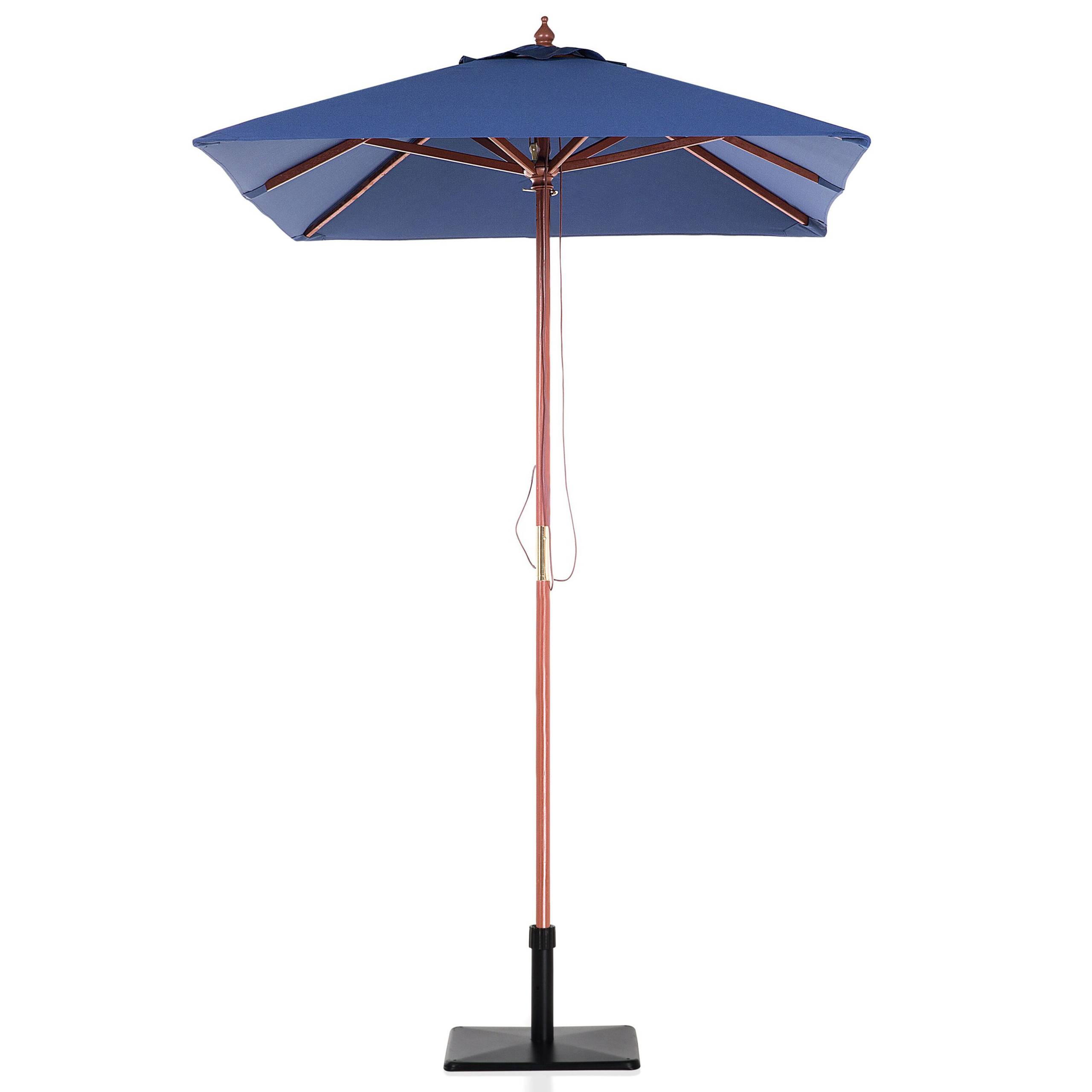 Beliani - Parasol droit Tissu Bleu marine FLAMENCO - Beliani - Imagen 5