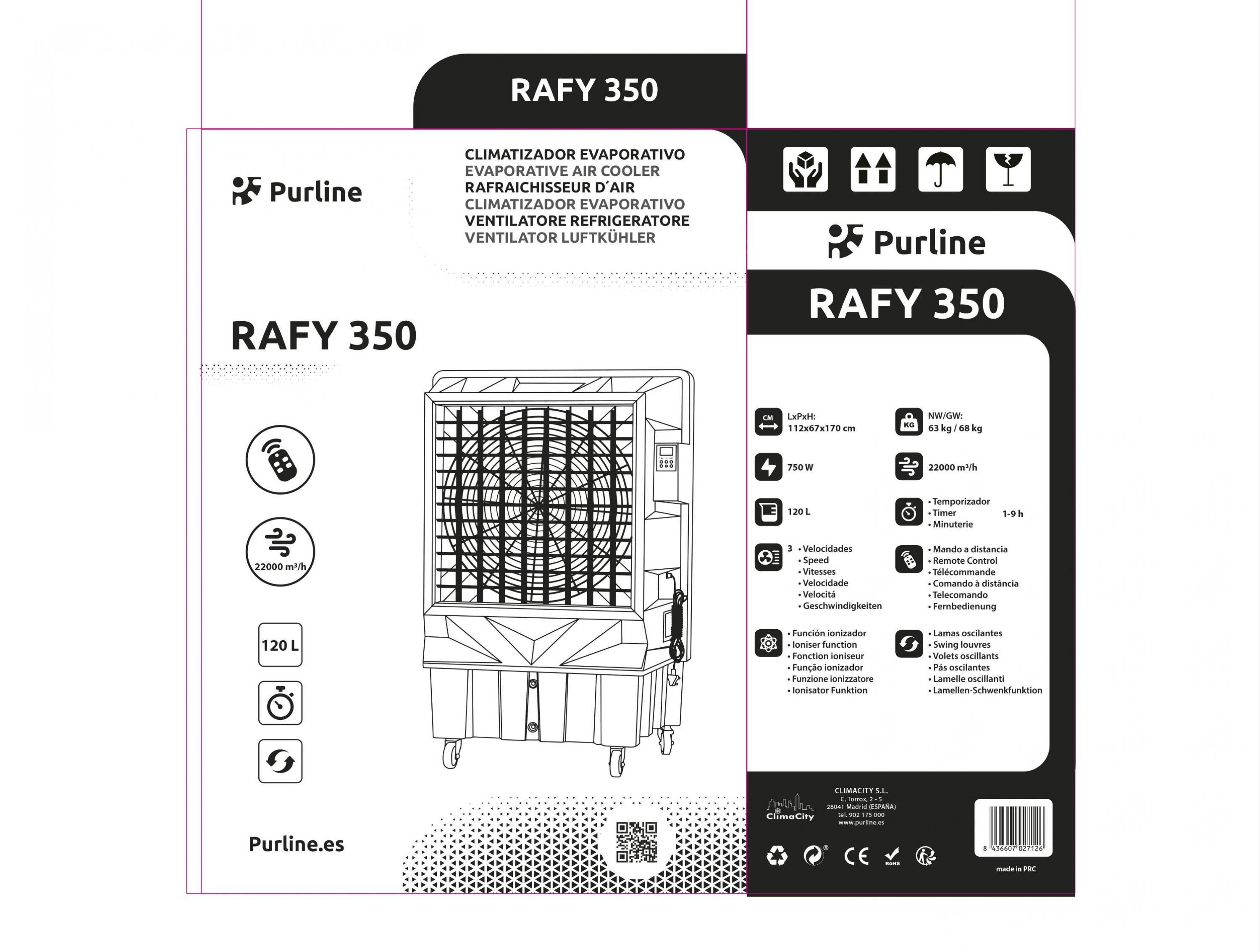 Purline - Refroidisseur par évaporation à haut débit et réservoir de 120 litres - Purline - Image 6
