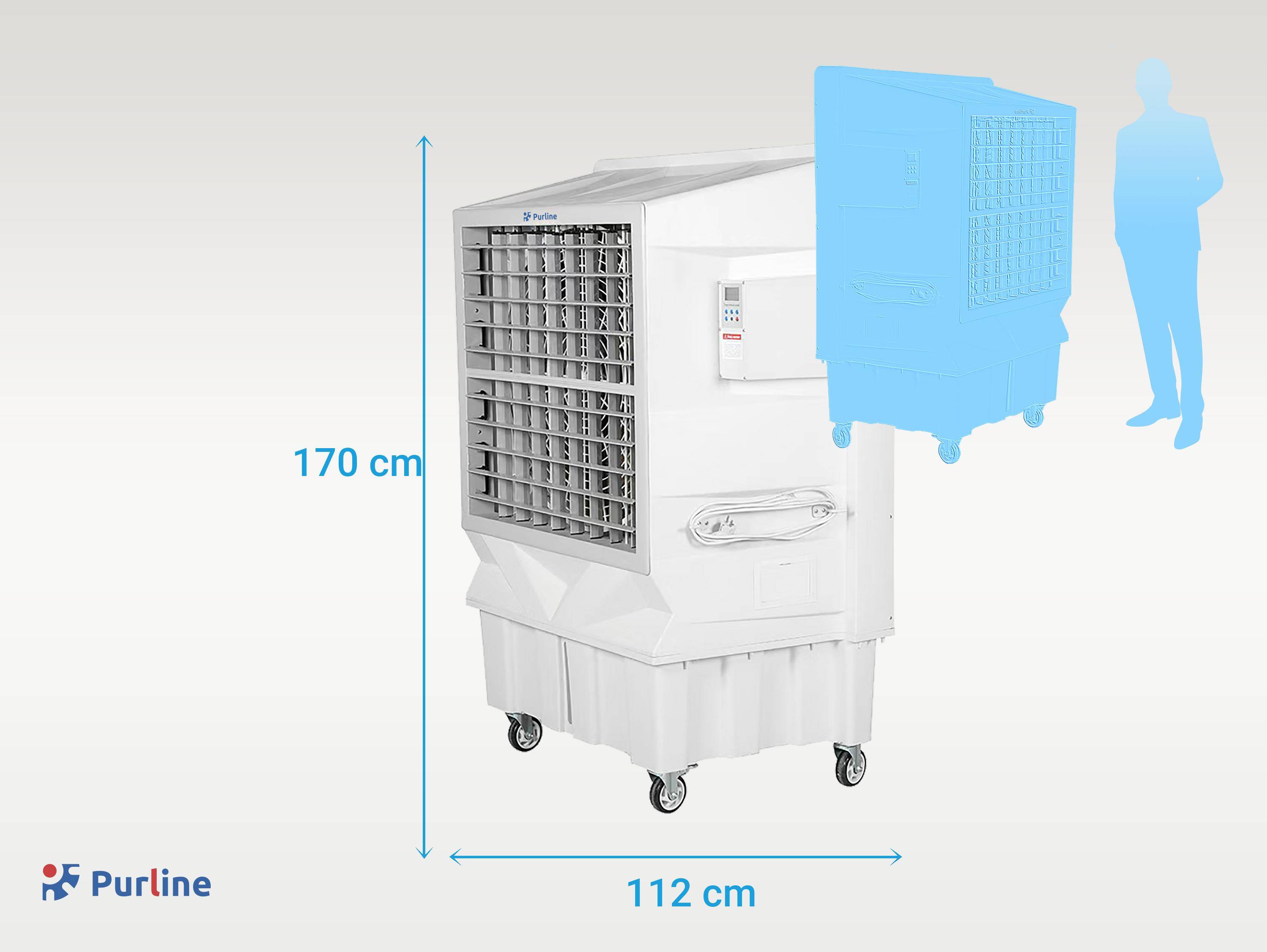 Purline - Refroidisseur par évaporation à haut débit et réservoir de 120 litres - Purline - Image 2