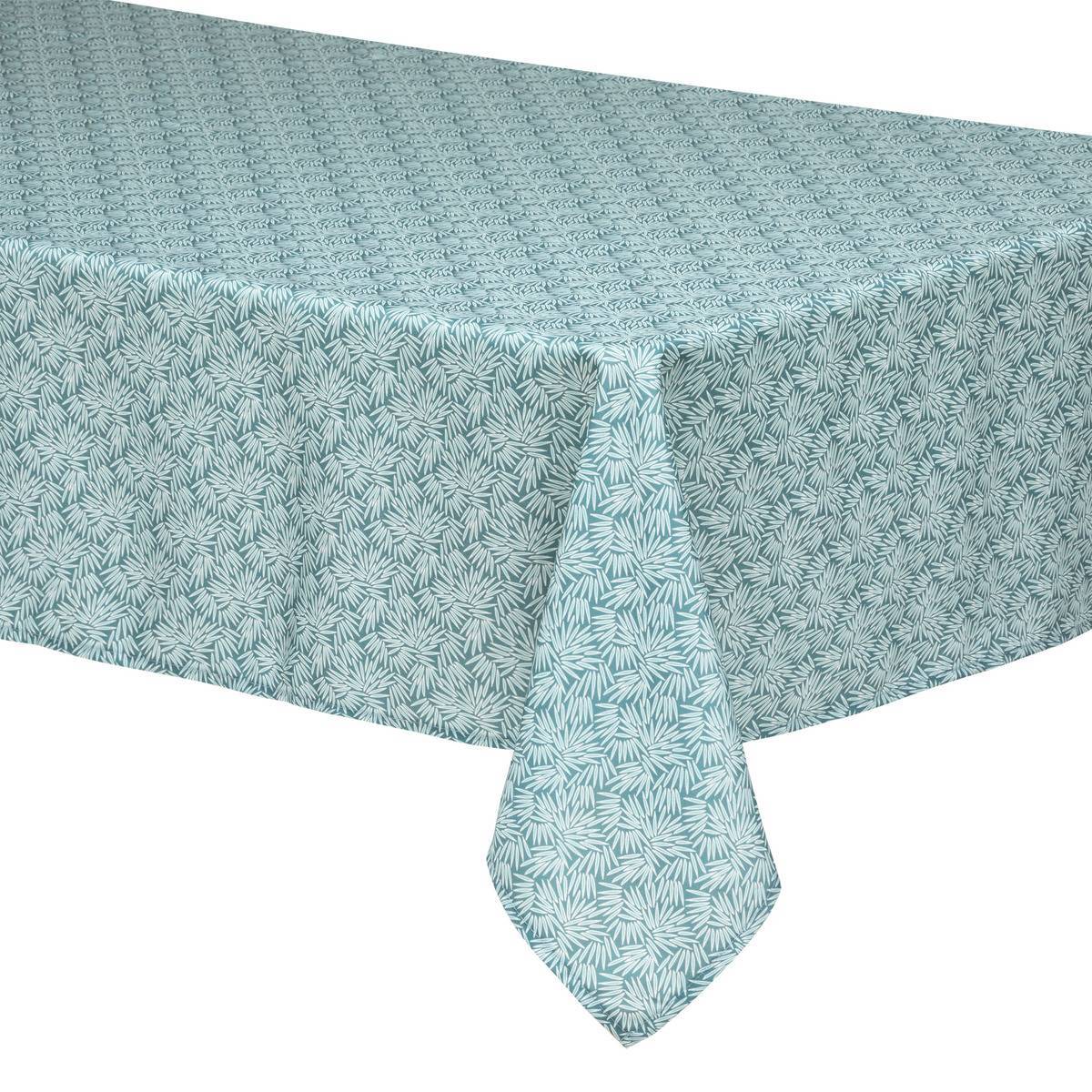 Atmosphera - Nappe anti-tache "Thais" vert 150x300cm - Atmosphera Créateur d'intérieur - Image 2