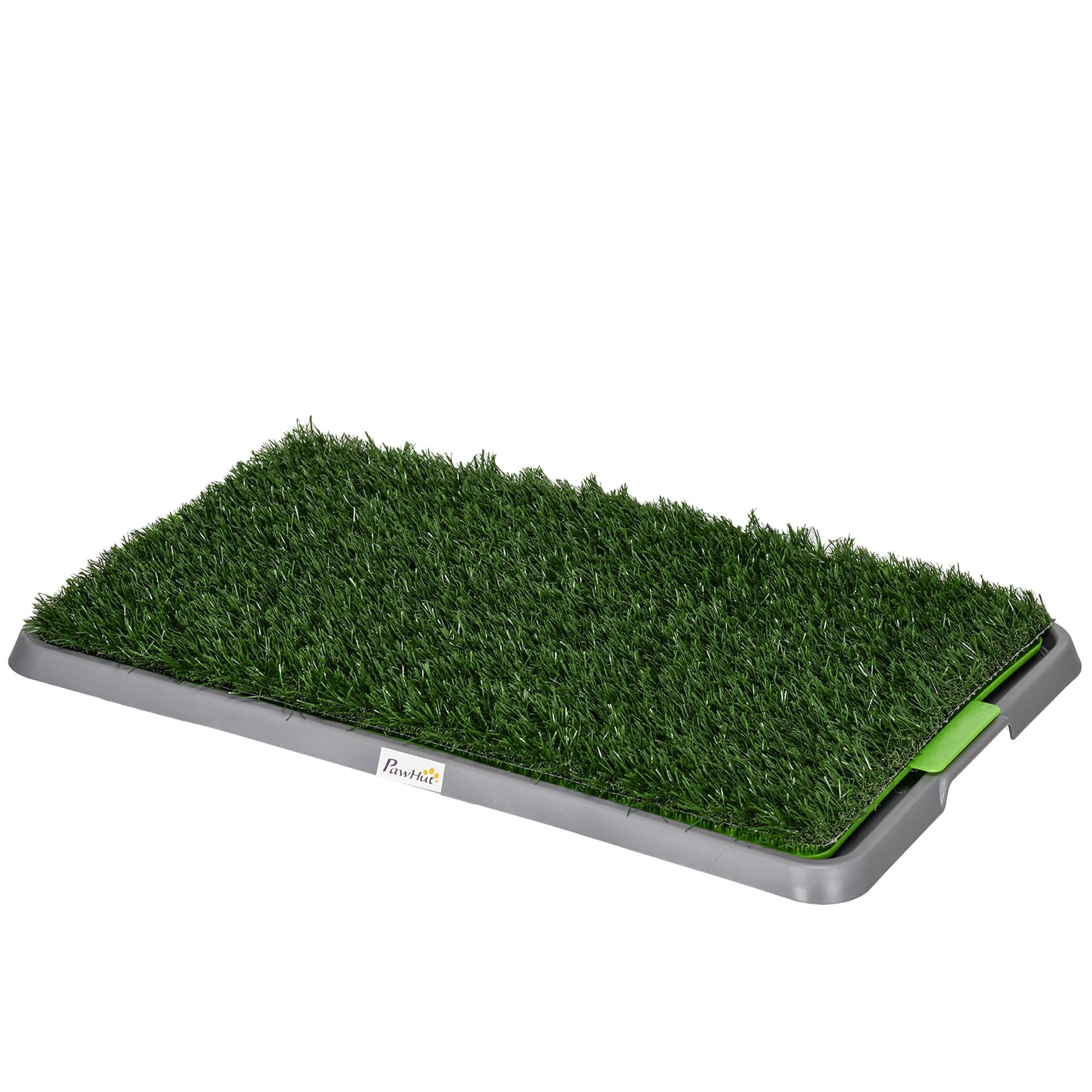 ComfortXL - Toilette pour chien plastique et gazon synthétique vert 67 x 41 cm avec drainage pour intérieur et balcon - Image 2