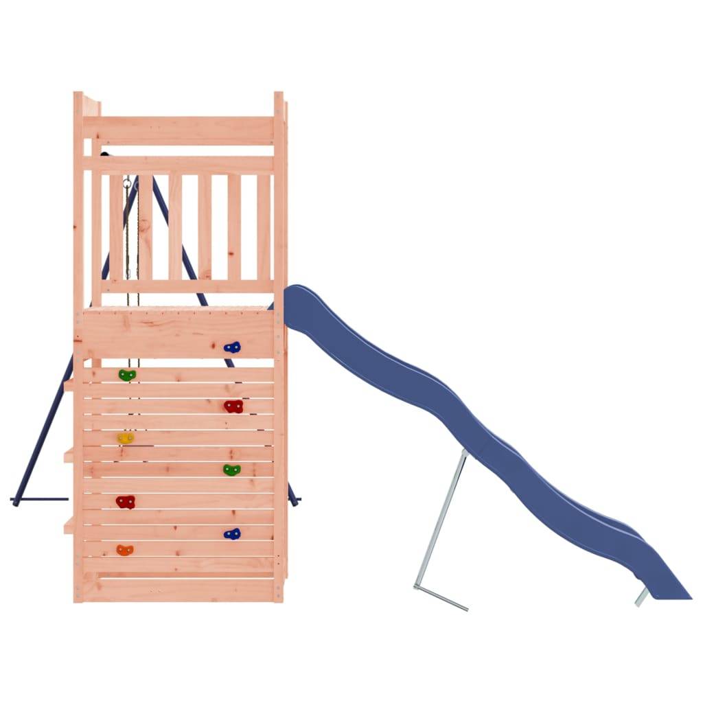 Helloshop26 - Aire de jeux d'extérieur balançoires toboggan portiques robuste jeux jardin 246 x 349 x 207 cm bois massif de douglas - Imagen 4