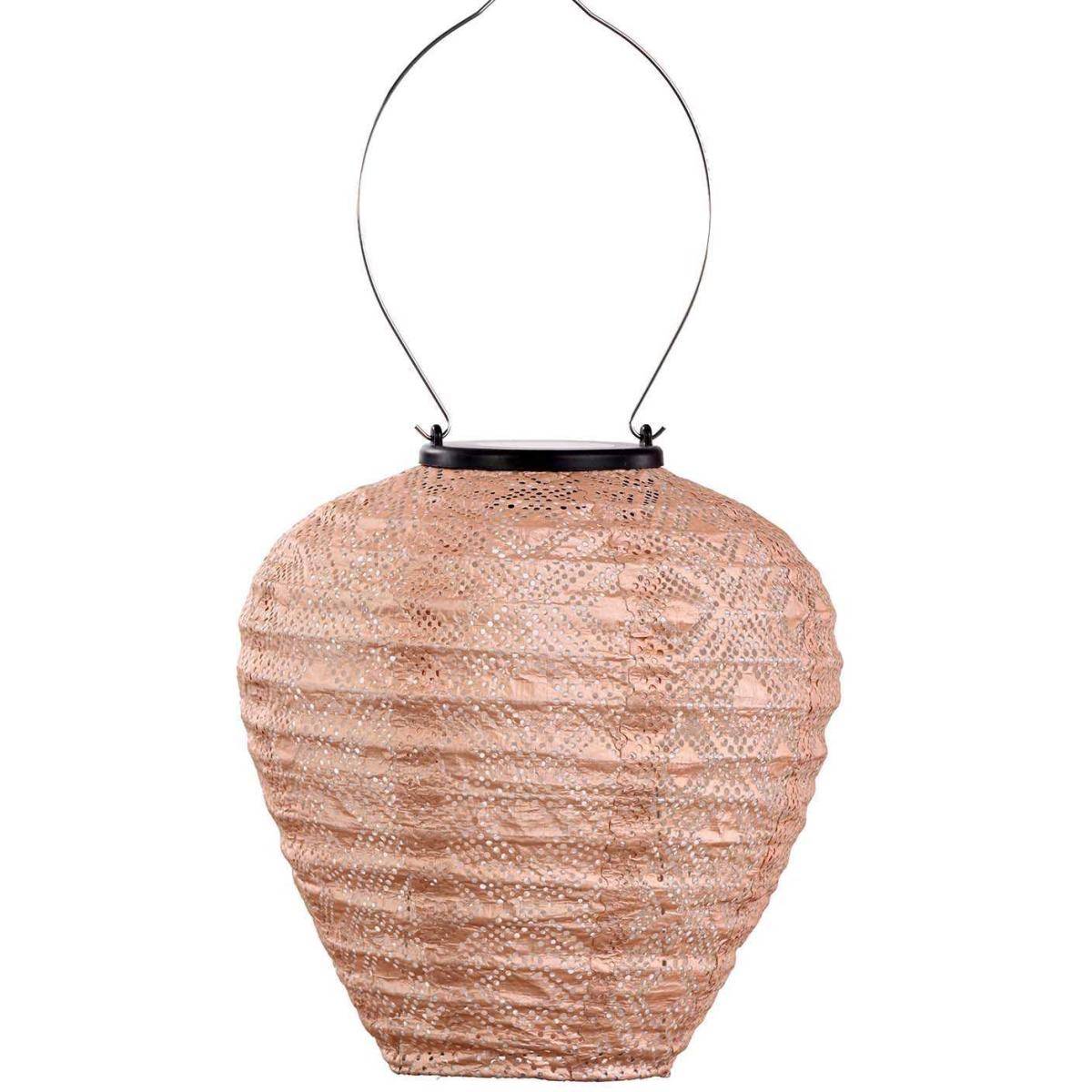 Lumiz - Lanterne solaire Balloon 20 cm Mosaic - Rose - Imagen 1