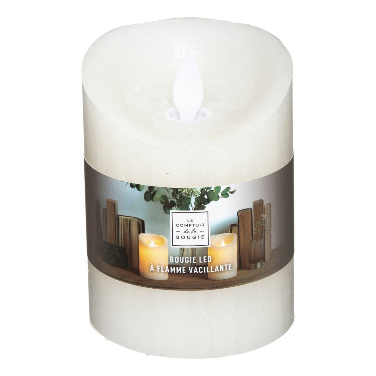 Atmosphera - Vela LED redonda H.10cm blanco cálido - Atmosphera Creador de interiores - Imagen 2
