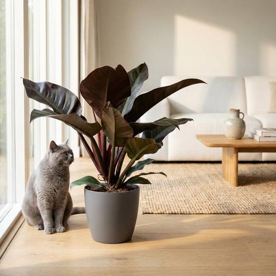La Green Touch - Philodendron Imperial Rouge - H60cm - Image 7