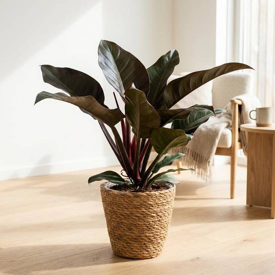 La Green Touch - Philodendron Imperial Rouge - H60cm - Image 6