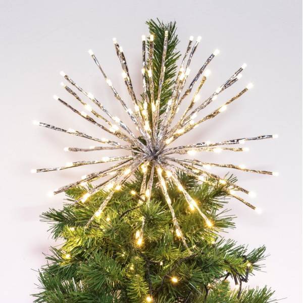 Lotti - Boule lumineuse à branches argentée 60cm 200 LED blanc chaud scintillant Lotti - Imagen 8
