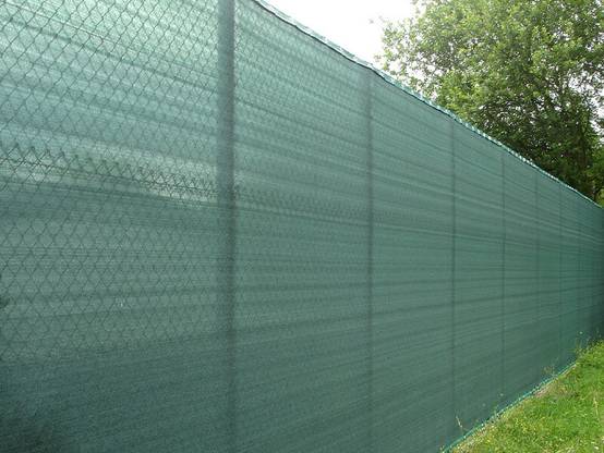 Brise-vue 90% - Vert/noir - 185gr/m² - Sans boutonnières Vert/Noir 2m x 10m - Image 2