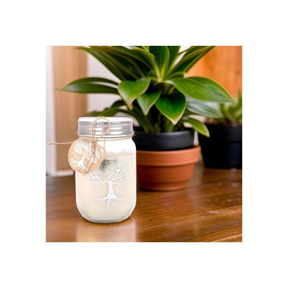 Sil - Bougie Mason Jar Tree of Life 12 cm Sil - Imagen 2