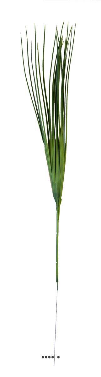 Artificielles - Isolepsis artificiel en plastique Vert H 53 cm tête large - Imagen 1