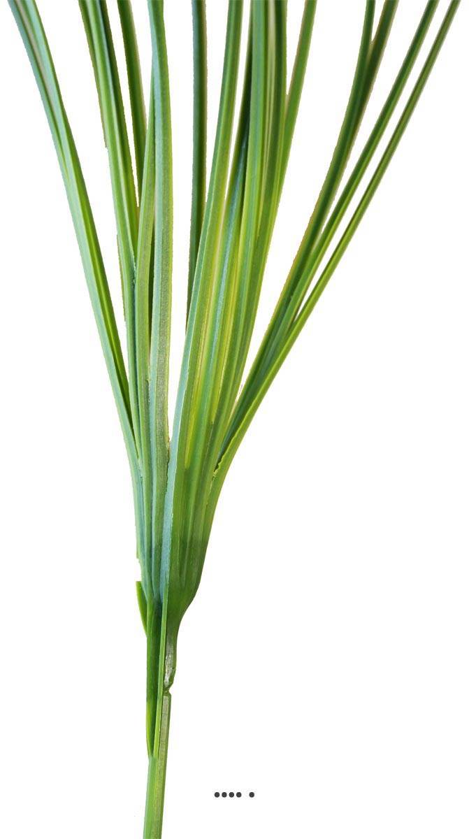Artificielles - Isolepsis artificiel en plastique Vert H 53 cm tête large - Imagen 3