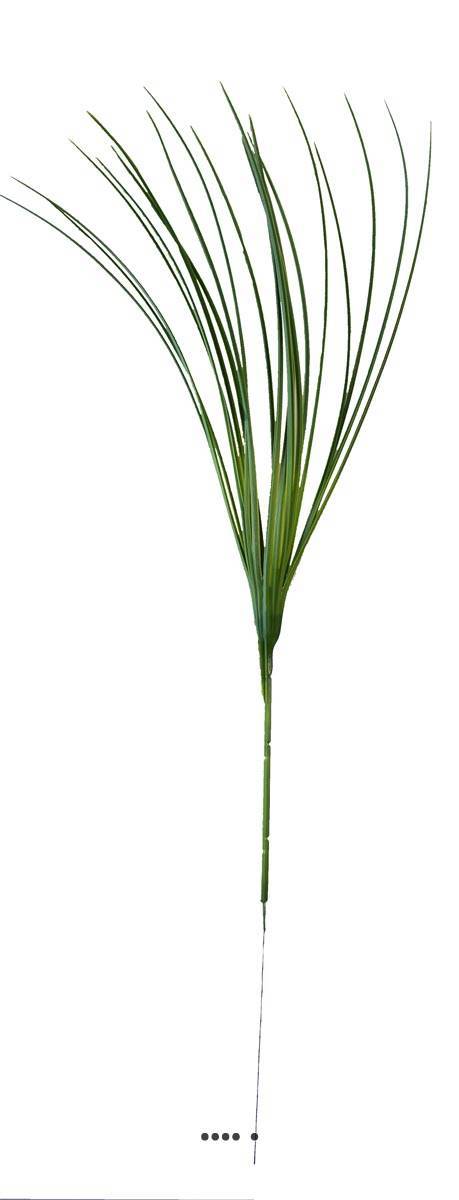 Artificielles - Isolepsis artificiel en plastique Vert H 53 cm tête large - Imagen 2